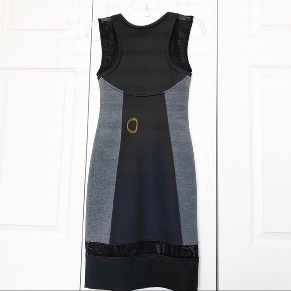 Rachel Rachel Roy Black & Grey Zipper Front Dress - Picture 6 of 10